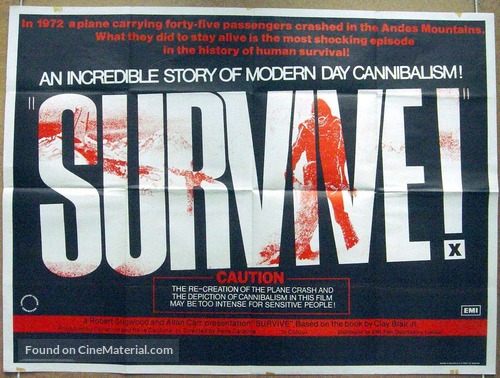 Survive - British Movie Poster