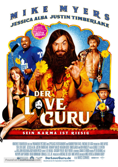 The Love Guru - German Movie Poster