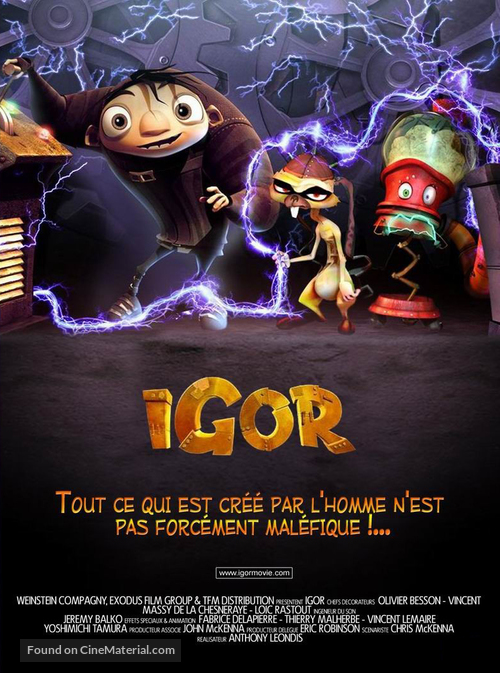 Igor - Canadian Movie Poster