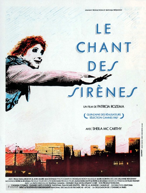 I&#039;ve Heard the Mermaids Singing - French Movie Poster