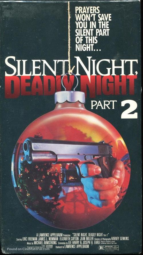 Silent Night, Deadly Night Part 2 - VHS movie cover