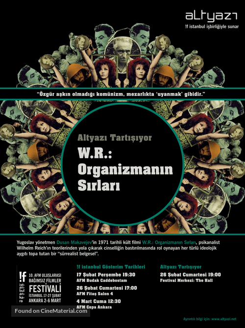 W.R. - Misterije organizma - Yugoslav Movie Poster