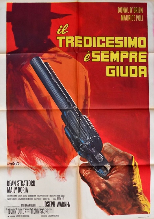 Il tredicesimo &egrave; sempre Giuda - Italian Movie Poster