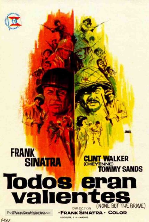 None But the Brave - Spanish Movie Poster