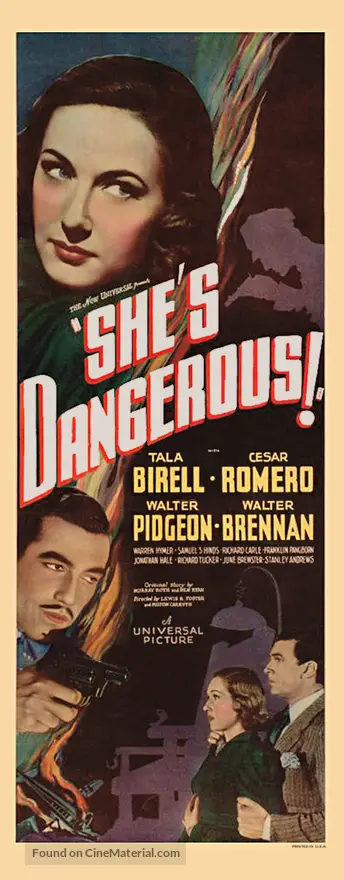 She&#039;s Dangerous - Movie Poster