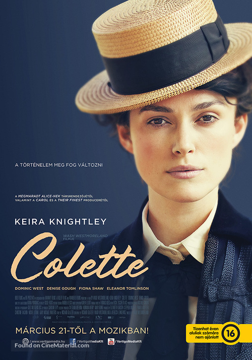 Colette - Hungarian Movie Poster