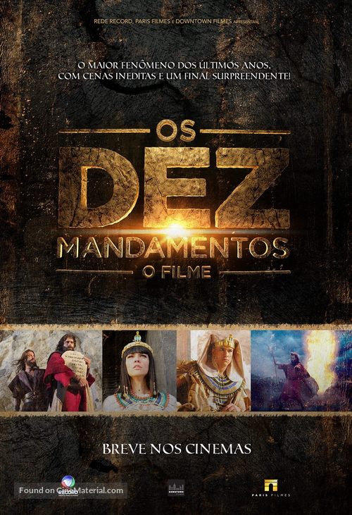 Os Dez Mandamentos, O Filme - Brazilian Movie Poster