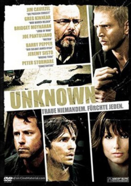Unknown - Swiss DVD movie cover
