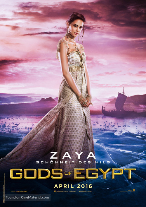 Gods of Egypt - German Movie Poster