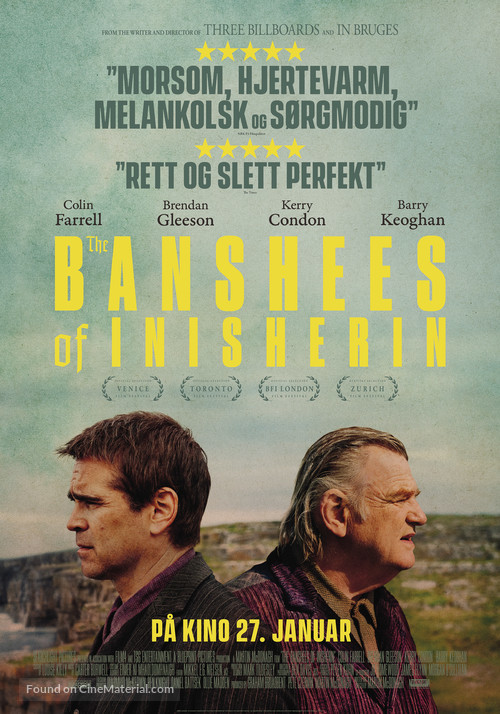 The Banshees of Inisherin - Norwegian Movie Poster