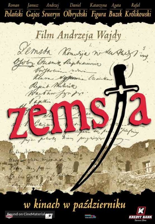 Zemsta - Polish Movie Poster