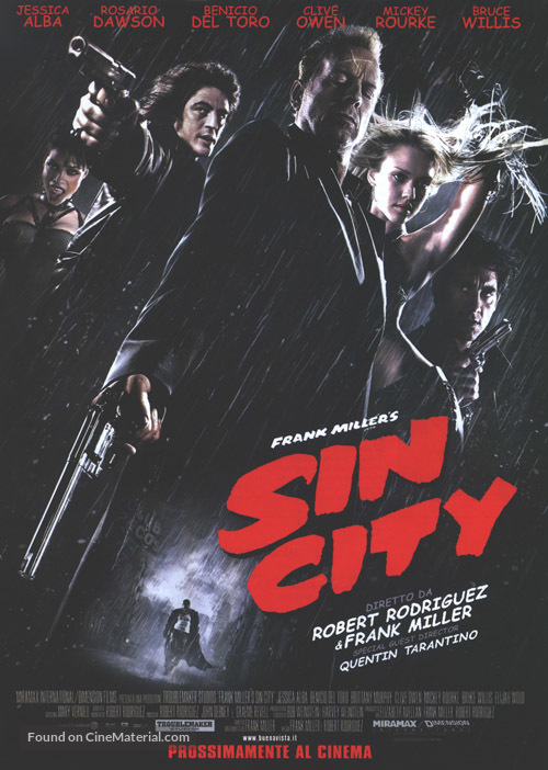 Sin City - Italian Movie Poster