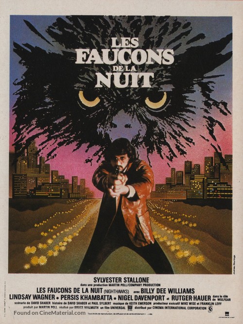 Nighthawks - French Movie Poster