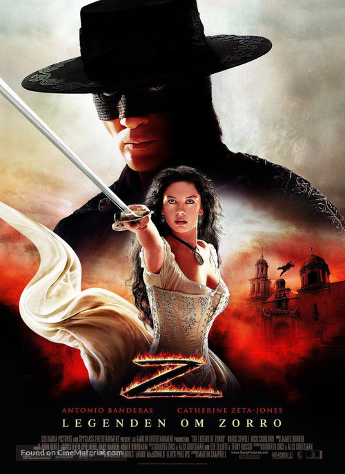 The Legend of Zorro - Danish Movie Poster