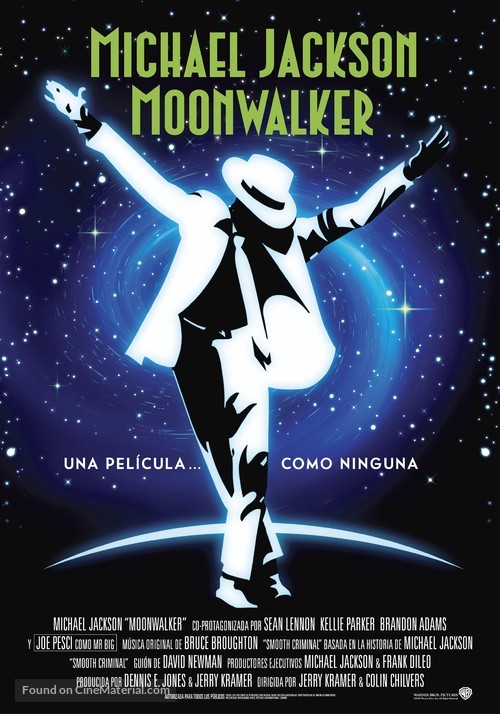 Moonwalker - Spanish Movie Poster