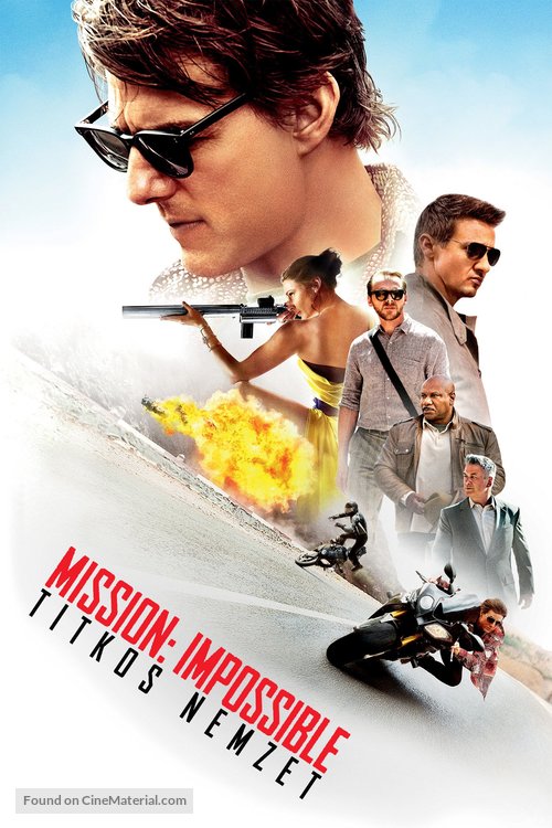 Mission: Impossible - Rogue Nation (2015) Hungarian movie poster