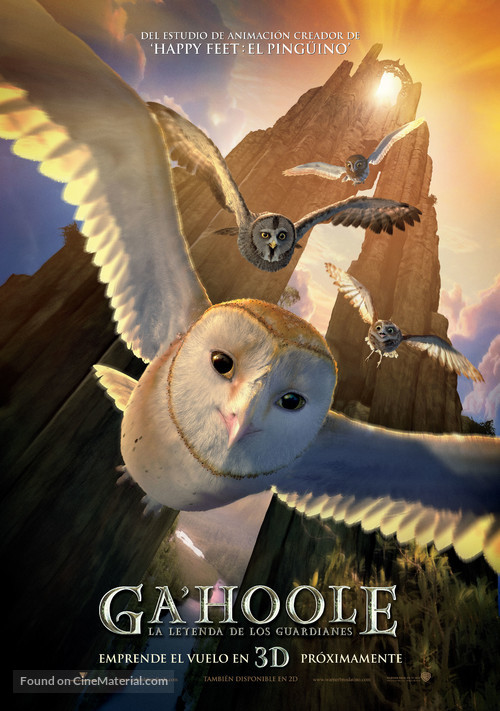 Legend of the Guardians: The Owls of Ga&#039;Hoole - Mexican Movie Poster