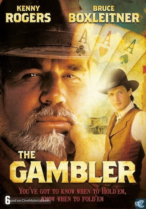 Kenny Rogers as The Gambler - Dutch DVD movie cover