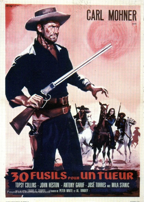 30 Winchester per El Diablo - French Movie Poster