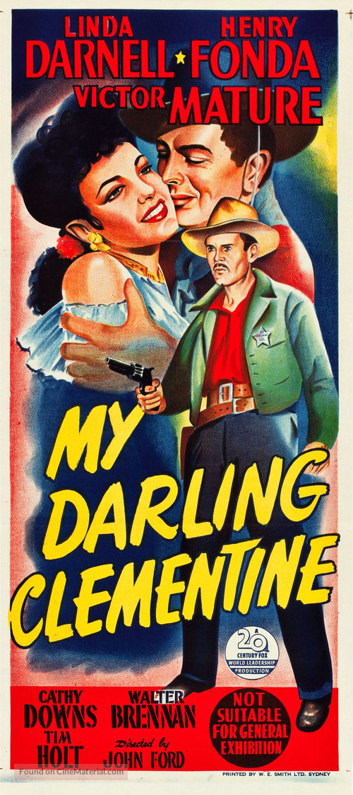 My Darling Clementine - Australian Movie Poster