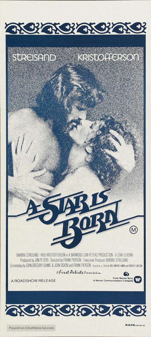 A Star Is Born - Australian Movie Poster