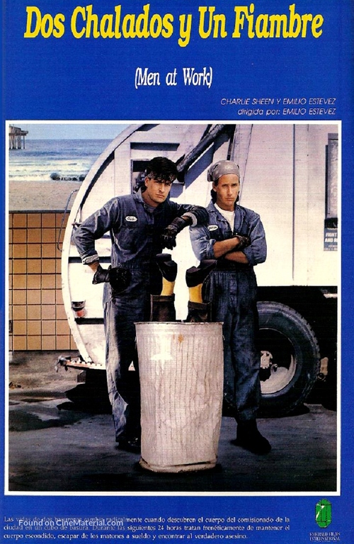 Men At Work - Spanish VHS movie cover