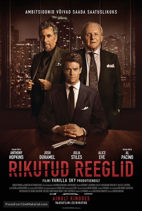 Misconduct - Estonian Movie Poster