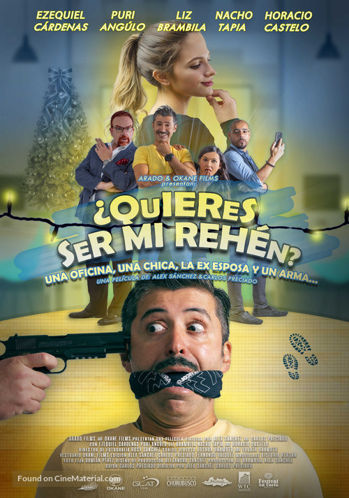 &iquest;Quieres ser mi reh&eacute;n? - Mexican Movie Poster