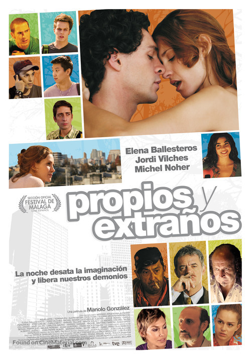 Propios y extra&ntilde;os - Spanish Movie Poster