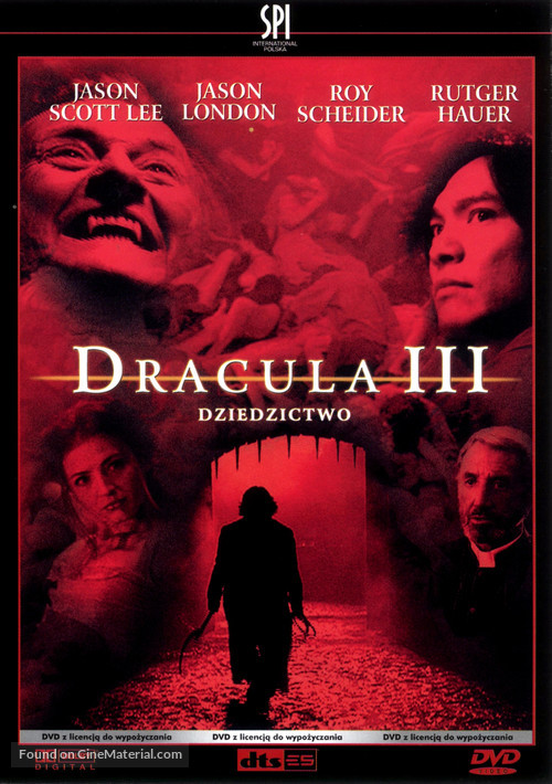 Dracula III: Legacy - Polish DVD movie cover