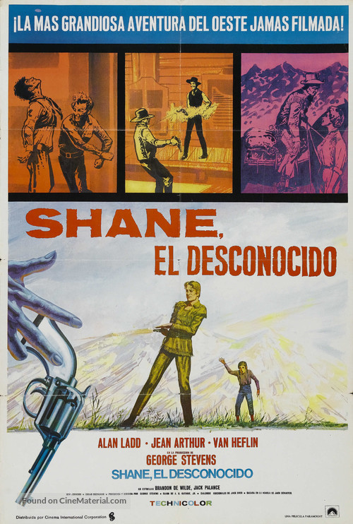 Shane - Argentinian Movie Poster