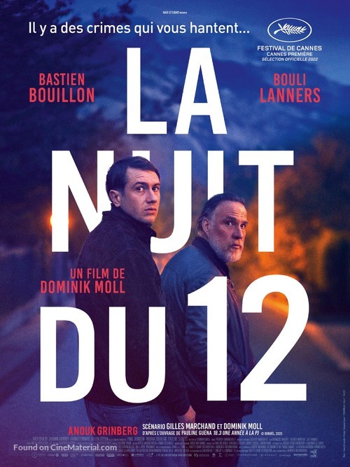 La nuit du 12 - French Movie Poster