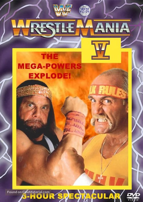 WrestleMania V - British DVD movie cover