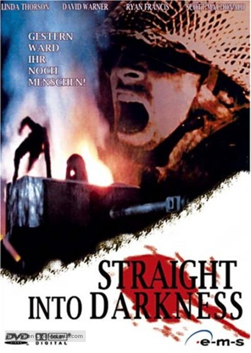 Straight Into Darkness - German DVD movie cover