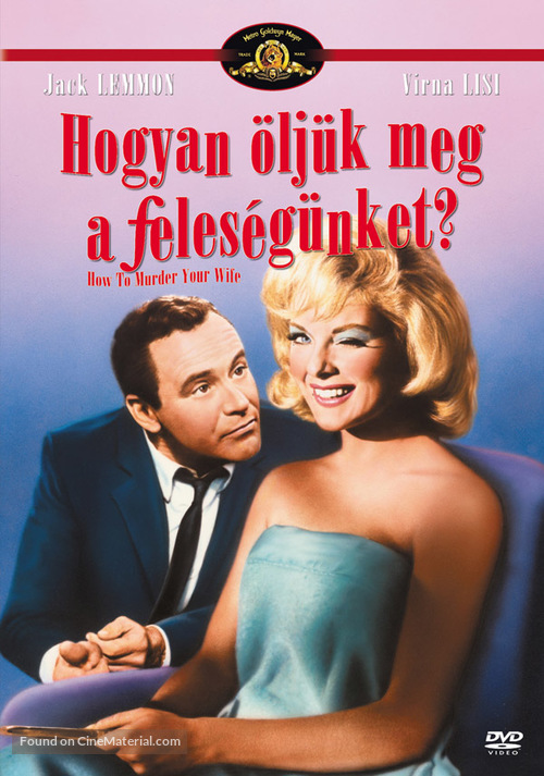 How to Murder Your Wife - Hungarian DVD movie cover