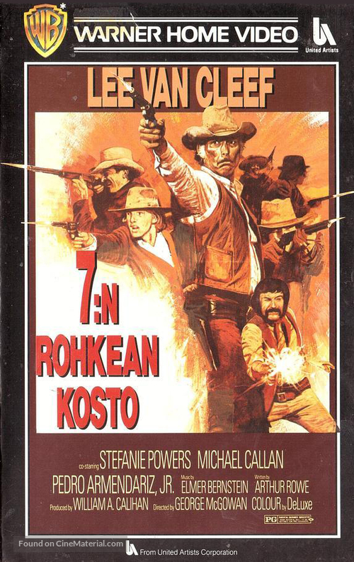 The Magnificent Seven Ride! - Finnish VHS movie cover