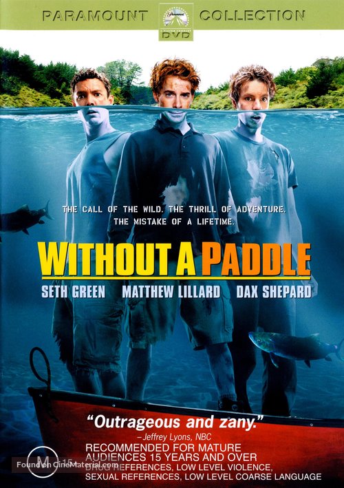 Without A Paddle - Australian DVD movie cover