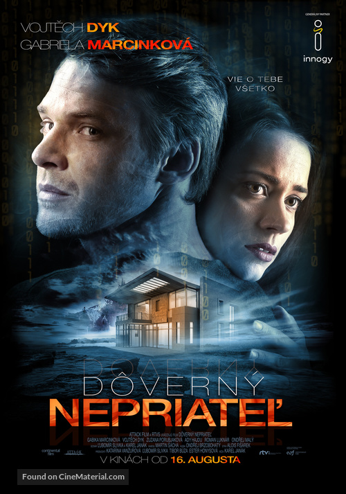 Duvern&yacute; nepr&iacute;tel - Slovak Movie Poster
