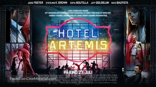 Hotel Artemis - Norwegian Movie Poster