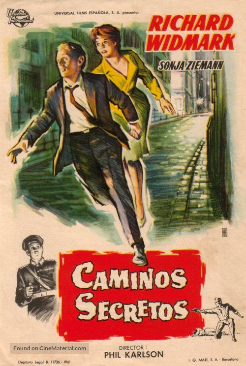 The Secret Ways - Spanish Movie Poster