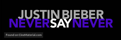 Justin Bieber: Never Say Never - Brazilian Logo