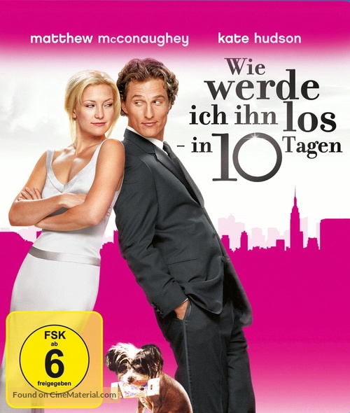 How to Lose a Guy in 10 Days - German Blu-Ray movie cover