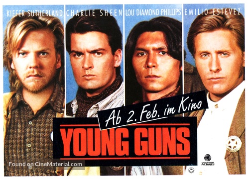 Young Guns - German Movie Poster