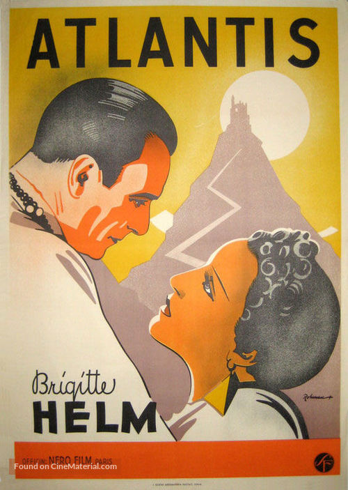 L&#039;Atlantide - Swedish Movie Poster