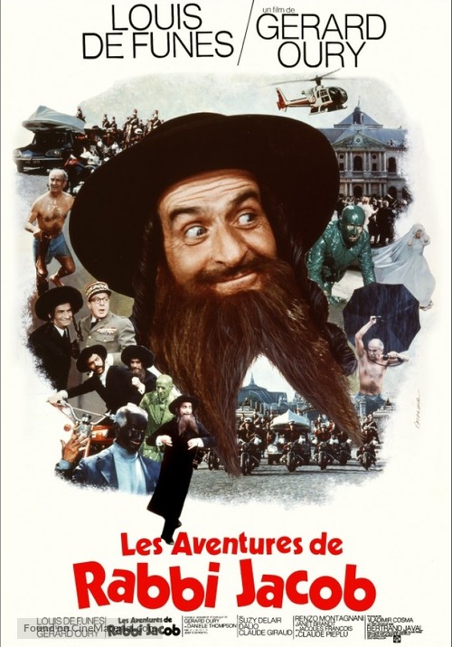Les aventures de Rabbi Jacob - French Movie Poster