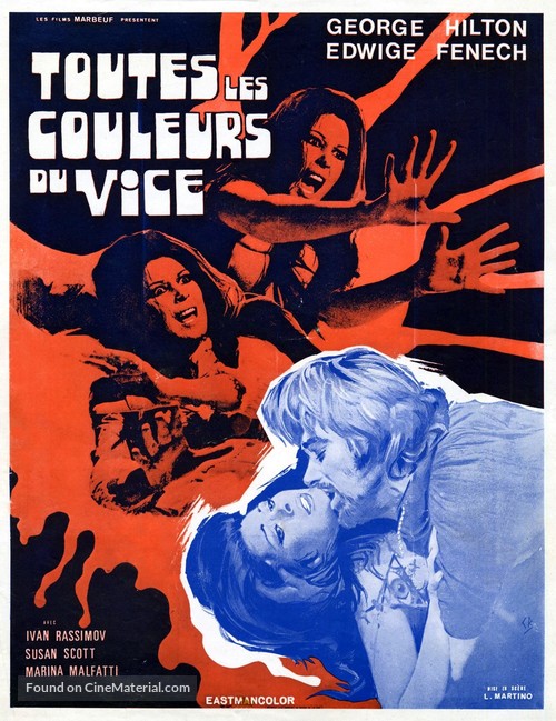 Tutti i colori del buio - French Movie Poster