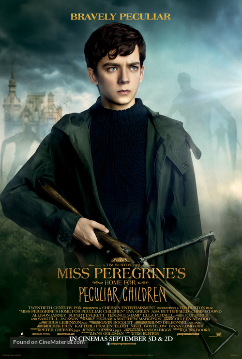 Miss Peregrine&#039;s Home for Peculiar Children - British Movie Poster