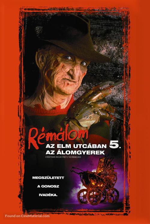 A Nightmare on Elm Street: The Dream Child - Hungarian Movie Cover