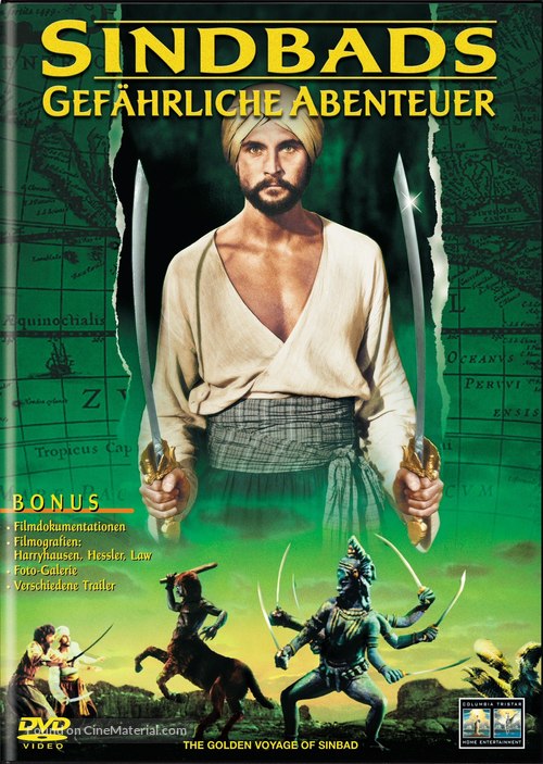 The Golden Voyage of Sinbad - Swiss Movie Cover