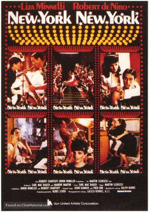 New York, New York - German Movie Poster